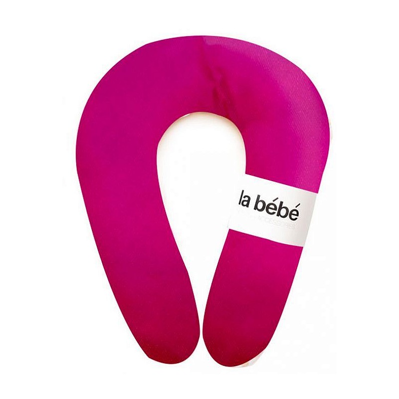 LA BEBE Snug horseshoe 20 * 70 cm Raspberry bloom 85237