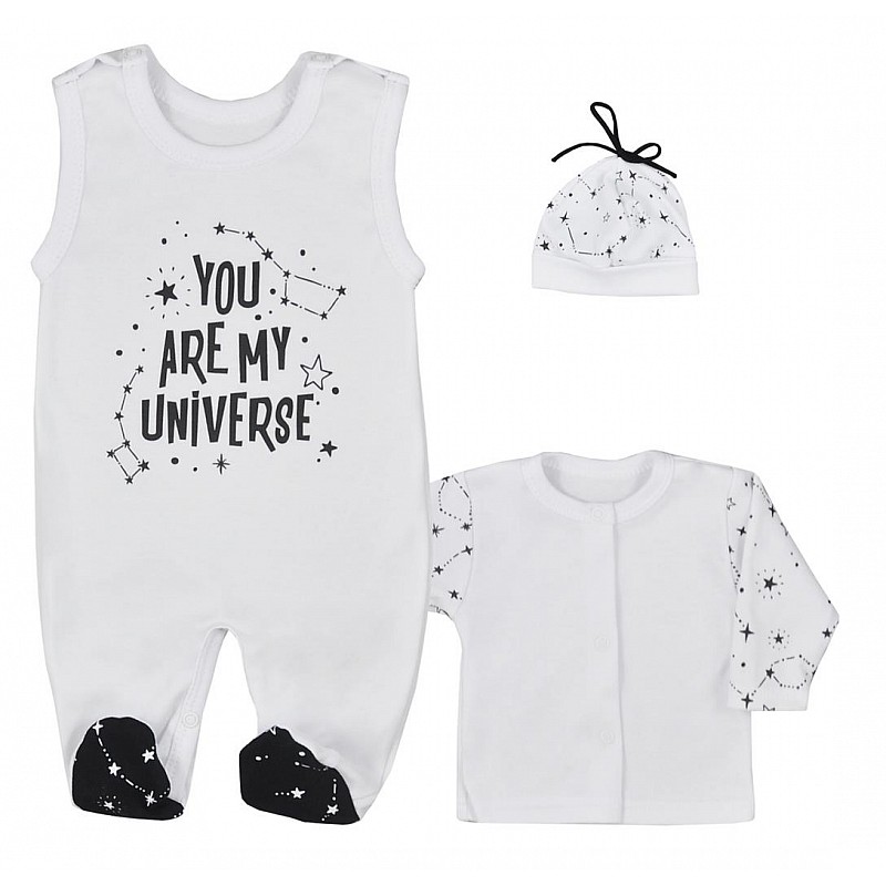 KOALA UNIVERSE 3-piece set 68 size AM1-110 white