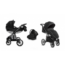 BABYACTIVE MOMMY Glossy universal carriage 3in1, Space Gray