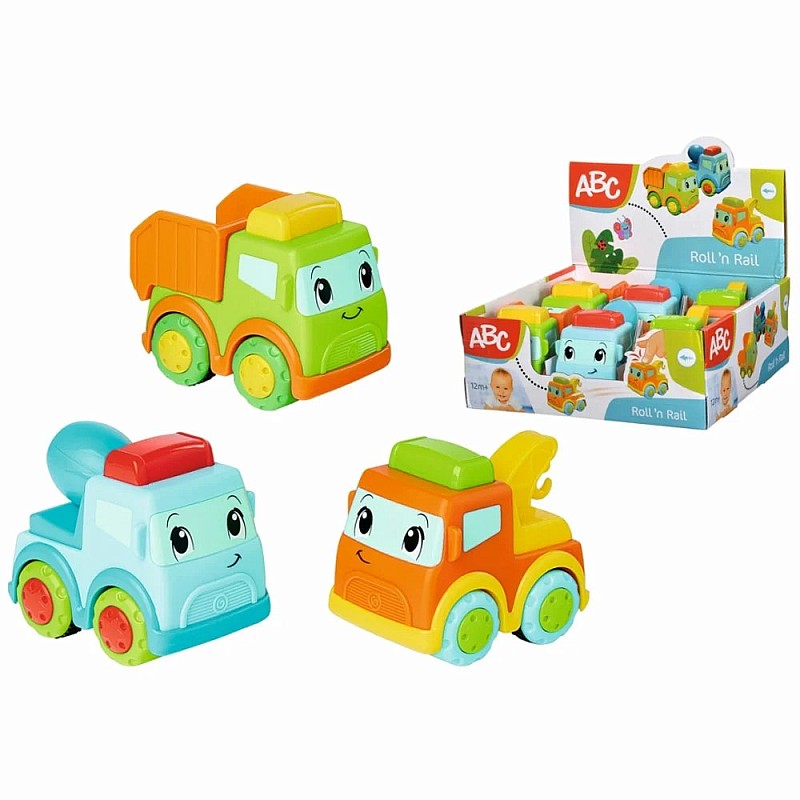 SIMBA ABC Press 'n Go Trucks S 06797