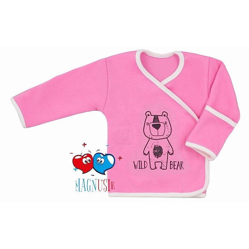 KOALA DZIKI MIS MAGNUSIE vest with Scratchy 68 size 04-992 pink