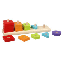 CUBIKA Educational wooden shape sorter Rectangular LSG-1 15320