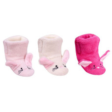 YO BABY booties 12-18m OB-005 GIRL