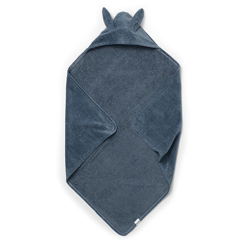 Elodie Details Hooded Towel-Tender Blue Bunny Dusty Blue 244486