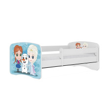 KOCOT KIDS Bed babydreams white frozen land without drawer with mattress 140/70