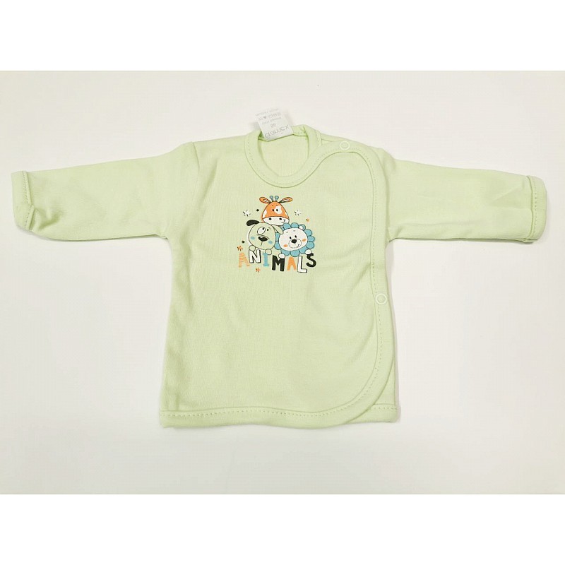 GAMEX shirt ANIMALS 401167, 62 size. green