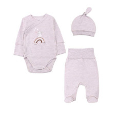 FLAMINGO baby clothes set 3D 56 size, 433-230 beige