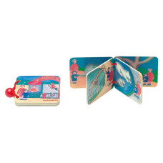 BINO Wooden educational book 0m+ 1pcs 63105