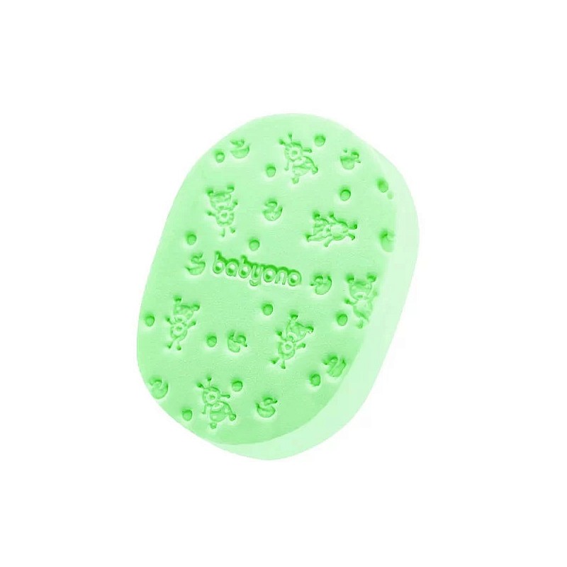 BABYONO Soft sponge for babies 063/01 green