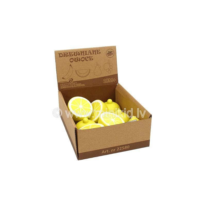 BRIMAREX wooden lemon (1 pc.), ZA-6324