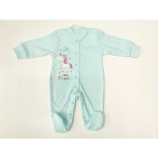 GAMEX romper with long sleeve 56.size turquoise