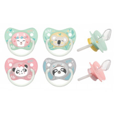 CANPOL BABIES EXOTIC ANIMALS Silicone Orthodontic Soothers set 0-6m 2gb. 23/920