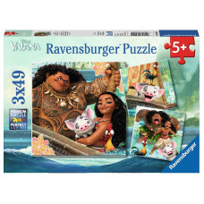 Ravensburger puzzle 3x49 VAIANA R 08004