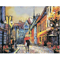 TSVETNOY Diamond painting 40x50cm European Town, LG248e