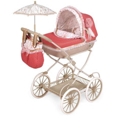 DeCuevas doll pram with umbrella and bag MARTINA ROSA 81cm, L 81033