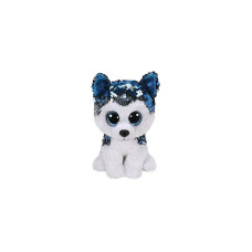 TY Flippables Toy SLUSH SEQUIN HUSKY reg 15cm, TY36671