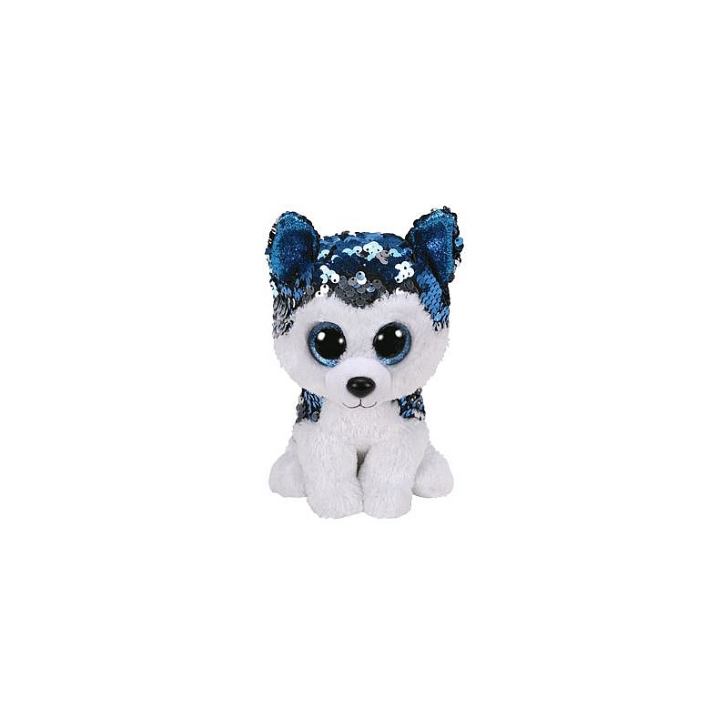 TY Flippables Toy SLUSH SEQUIN HUSKY reg 15cm, TY36671