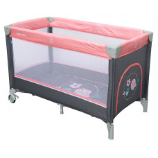 BABY MIX bed for travel, HR-8052-186 pink