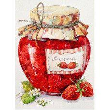 TSVETNOY Diamond painting 30x40cm Strawberry Jam, LE053e