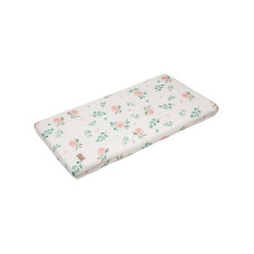 KLUPS Albero Mio Nature & Love muslin sheet for cradle elastic 44x90sm, mini Rose N001