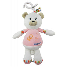 BABY MIX hanging toy PINK BEAR TE-8295L-25P-Y