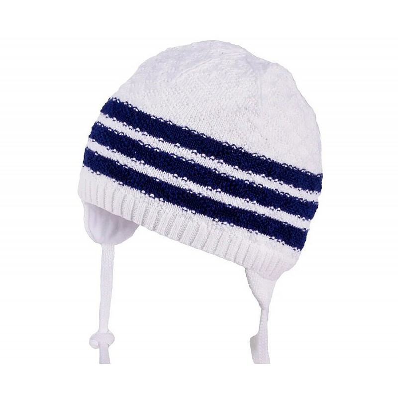 TUTU Hat 36-40 size, 3-004628 012 white-navy blue