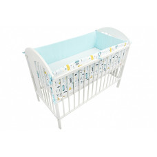 ANKRAS CITY protector for crib rungs 360cm mint