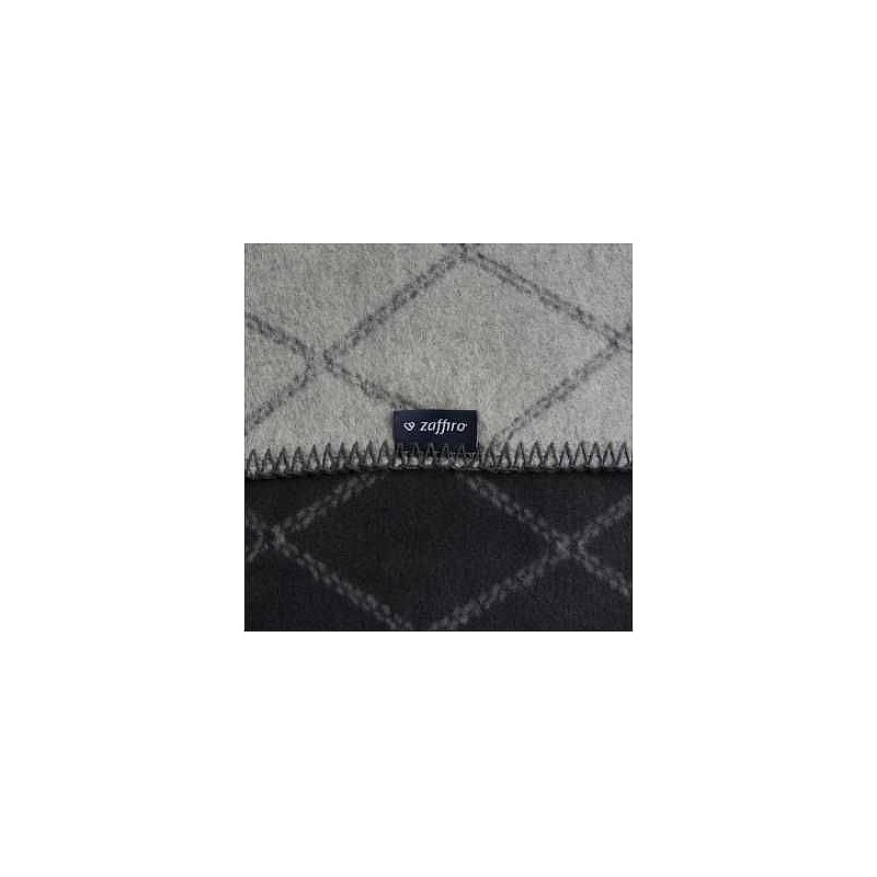 WOMAR cotton plaid 75x100sm grille dark gray gray