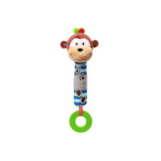 BABYONO toy with squeaker and Teether 6m + MONKEY GEORGE 619