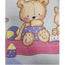 URGA bedding Set of 3 parts 140х100см, BEARS&TOYS, blue SALE