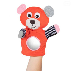 CANPOL BABIES Soft Hand toy BEAR 68/076 coral