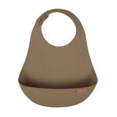 LOVI Silicone bib with pocket, 51/031_bro