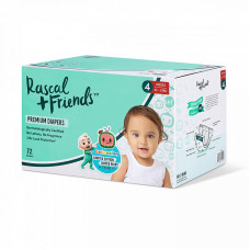 RASCAL + FRIENDS diapers, 4 size, 72 pcs., 10-15 kg, 93618