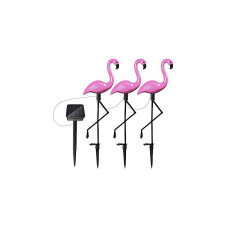 Garden lamp set - flamingos, 3 pcs.