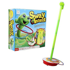 MPORT Swinging hoop throwing toy - worm