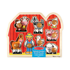 MELISSA & DOUG Puidust pusle farm