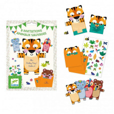 Parties - Invitation cards - Wild animals