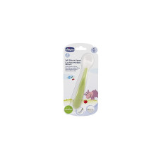 CHICCO Soft Spoon 6m+. Green 06828.51 SALE