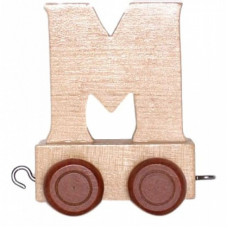 BINO Wooden alphabet letter - M, 82246