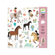 DJECO 160 stickers - Horses DJ08881