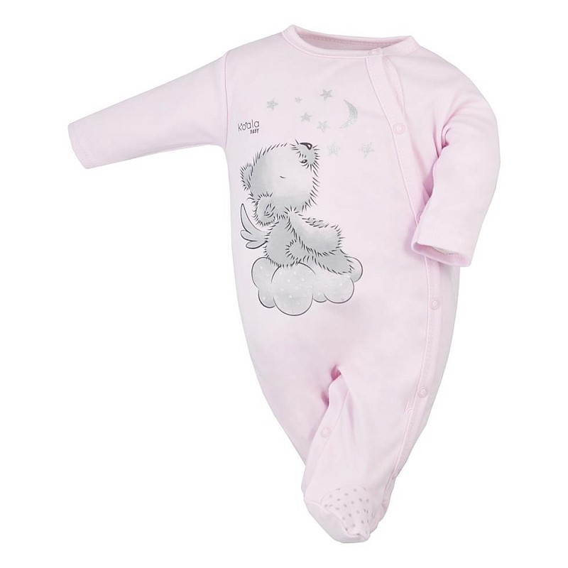 KOALA ANGEL romper with long sleeves and a hat size 62, 08-985 pink