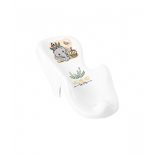 TEGA BABY WILD & FREE Anti-slip bath seat LITTLE ELEPHANT white, DZ-003-103-SŁONIK