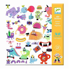 DJECO 160 stickers - Monsters DJ09281