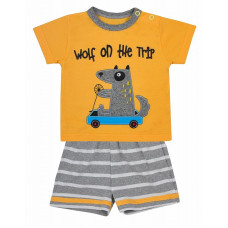 KOALA WOLF summer romper 80 size, 05-309 orange