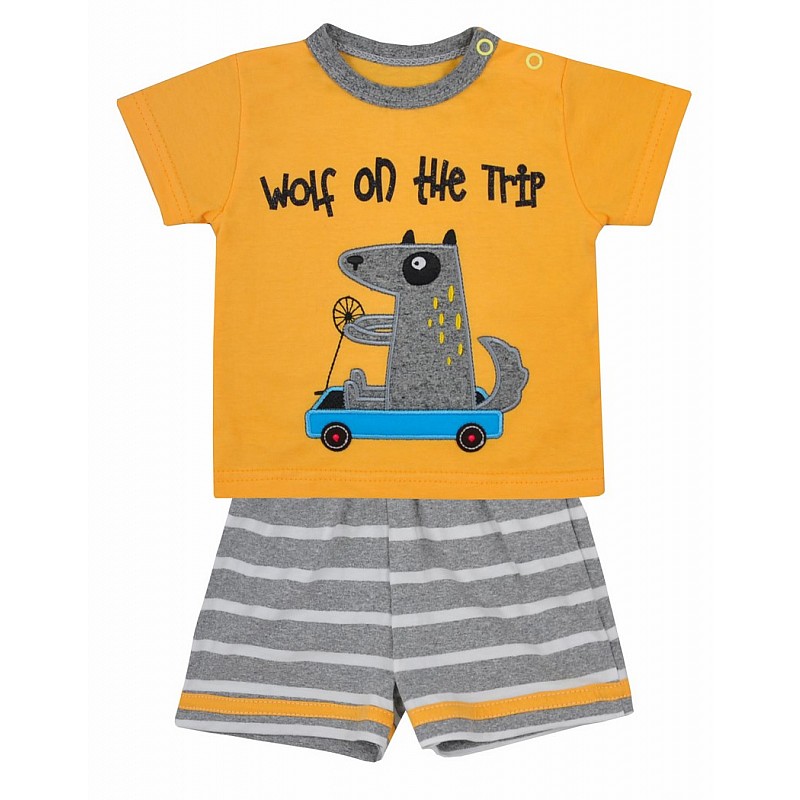 KOALA WOLF summer romper 80 size, 05-309 orange