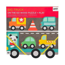 Big Truck Chunky Wood Puzzle + Play