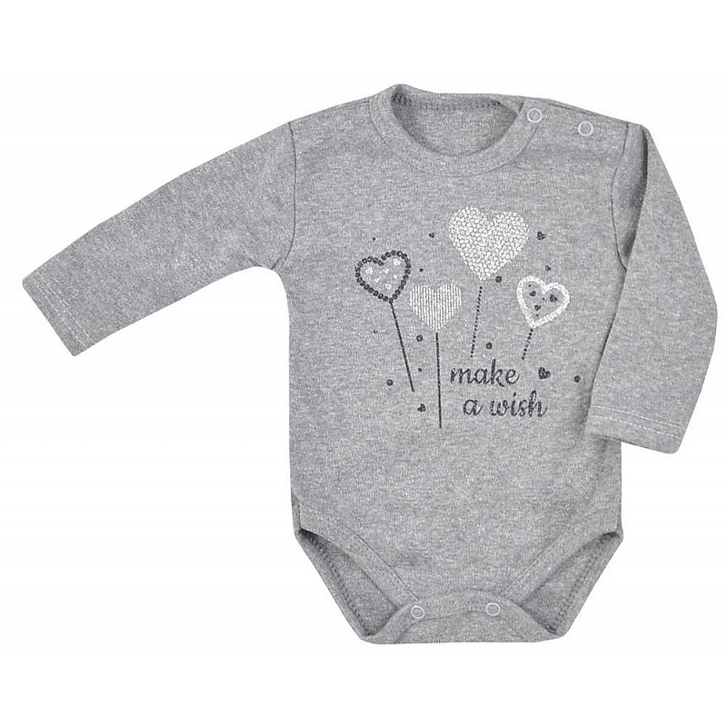 KOALA WISH long sleeve body 62 size 08-436 grey