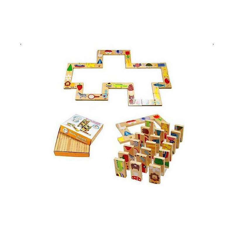 BIGTOYS Game DOMINO 3+ 28pcs., BGR8612