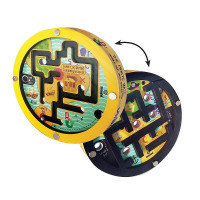 Svoora - Wooden Double Disc Maze - The Pirate Maze SV23091