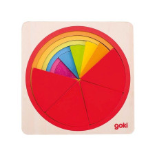 GOKI CIRCLE Wooden puzzle 48m +, 21 ale. 57737